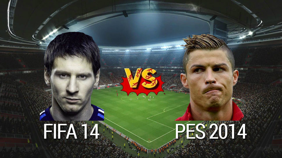 FIFA 14 vs PES 2014