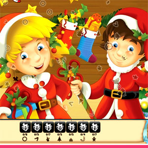 เกมส์ เกมส์ช่วยลุงซานต้าหาของ