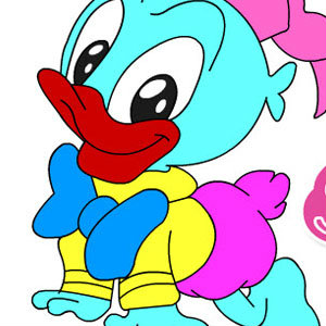 เกมส์อื่นๆ เกมส์ระบายสีเป็ดน้อย