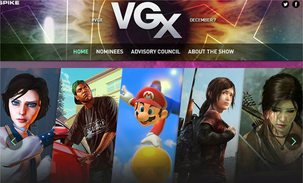 รายชื่อเกมยอดเยี่ยมแห่งปี Spike VGX 2013 Award