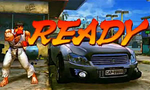 คลิปพังรถด้วยมือเปล่า แบบเกม Street Fighter