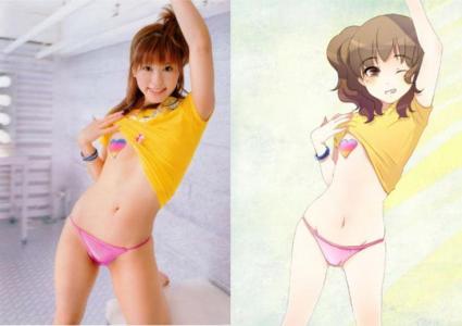 สาว 2D vs 3D