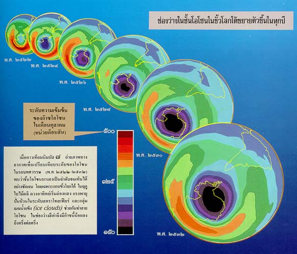 การทำลายโอโซนในชั้นสตราโทสเฟียร์