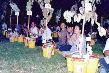 ประเพณีทอดผ้าป่าแถว