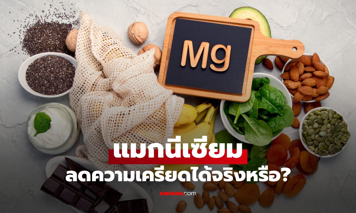 แมกนีเซียมช่วยลดความเครียดได้จริงหรือ? เผยคำตอบจากวิทยาศาสตร์และโภชนาการ