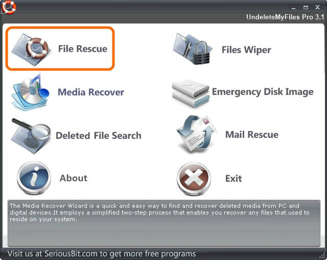 UndeleteMyFiles Pro-1