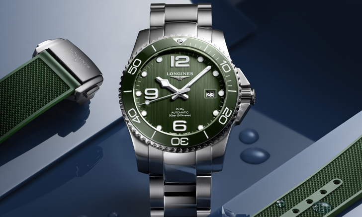 Longines HydroConquest โฉมใหม่มาพร้อมเฉดสีเขียว