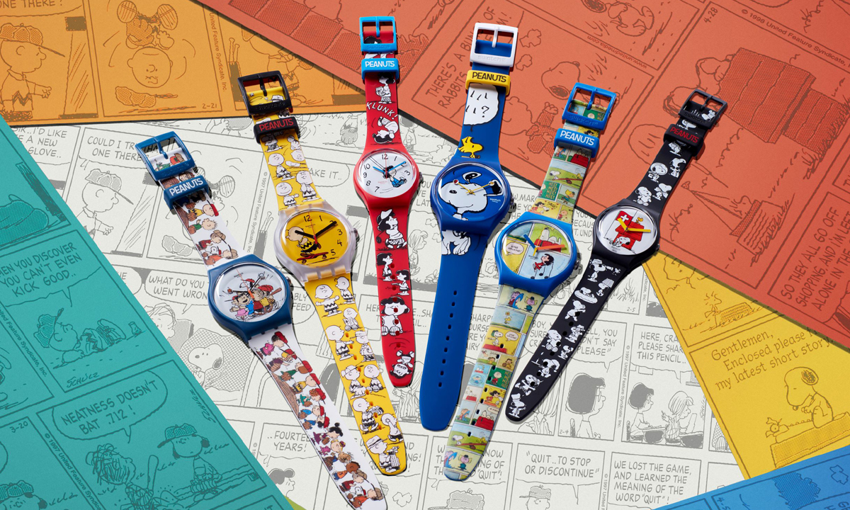 SWATCH X PEANUTS คอลเลคชั่นพิเศษ มาพร้อมตัวการ์ตูน Snoopy และผองเพื่อน