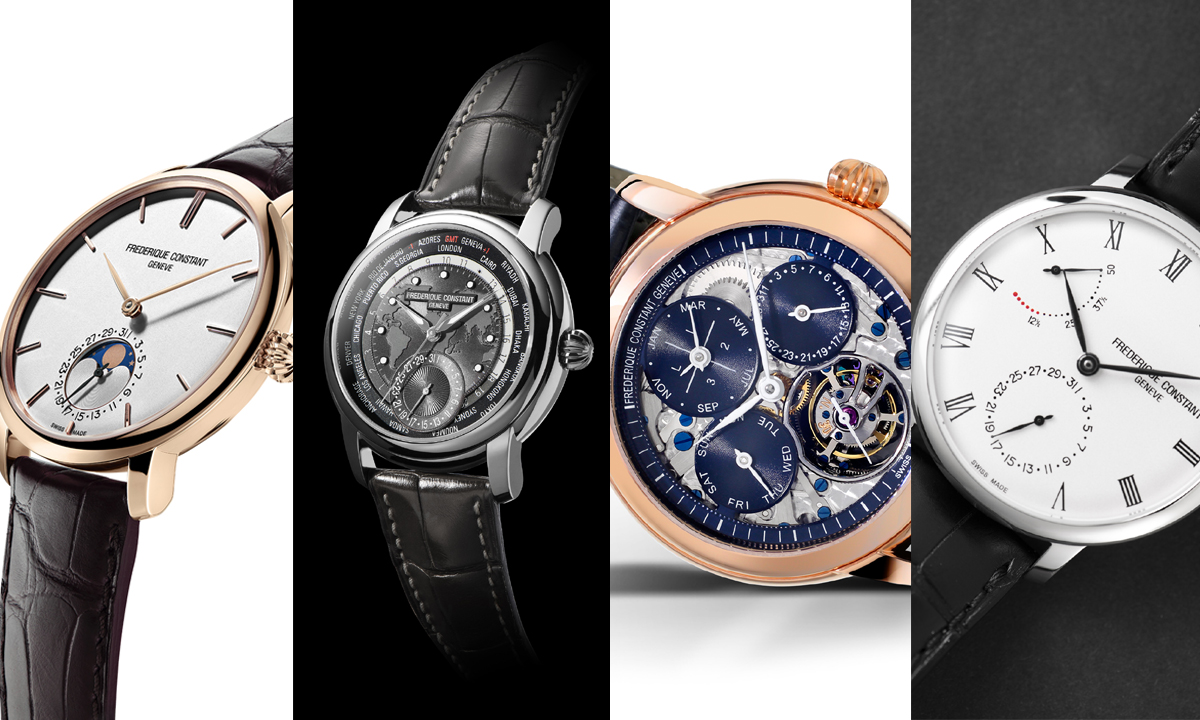 ทำความรู้จักกับ 4 นาฬิกาเรือนเด่นจาก Frederique Constant