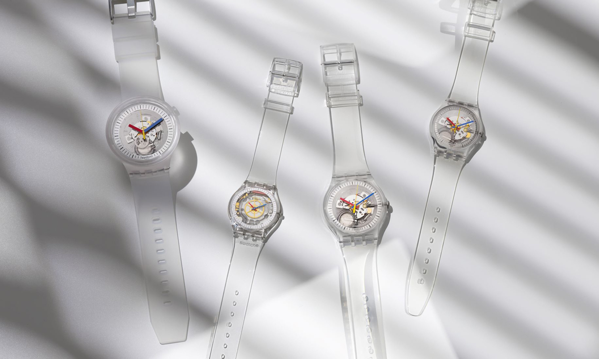 SWATCH CLEAR คอลเลคชั่นที่คลีนที่สุด และบ่งบอกความเคลียร์ในสไตล์คุณ