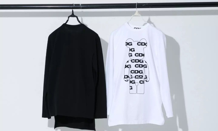 CDG X BE@RBRICK ปล่อยเสื้อยืดรุ่นลิมิเต็ดอิดิชั่น