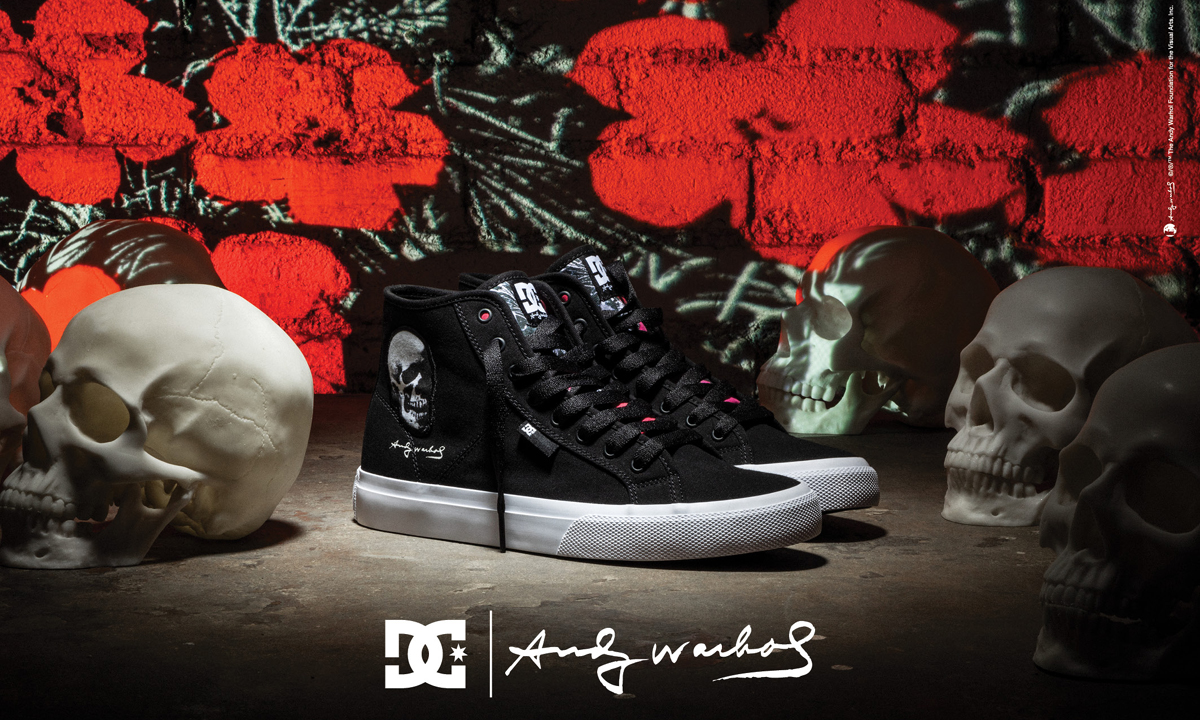 DC Shoes x Andy Warhol  ผสานศิลปะป๊อปอาร์ตกับวัฒนธรรมการเล่นสเก็ต