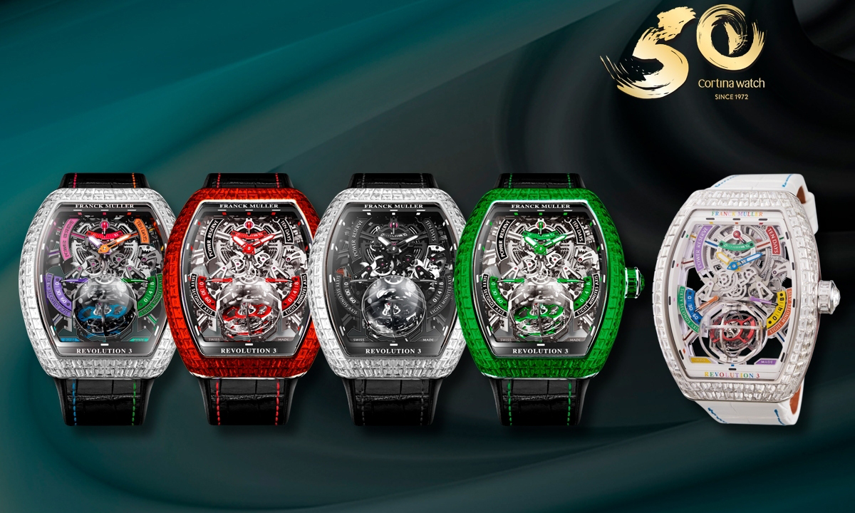 Franck Muller เปิดตัวนาฬิกา Vanguard Revolution 3 Skeleton 5 รุ่นพิเศษ