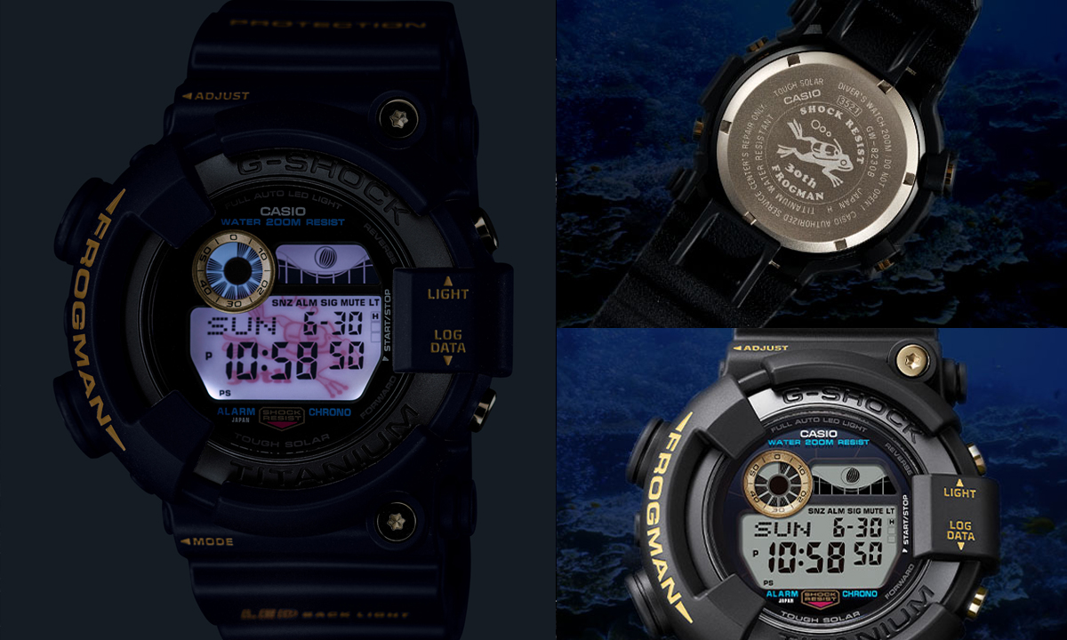 G-Shock เปิดตัว Frogman ฉลองครบรอบ 30 ปีของรุ่น “มนุษย์กบ”