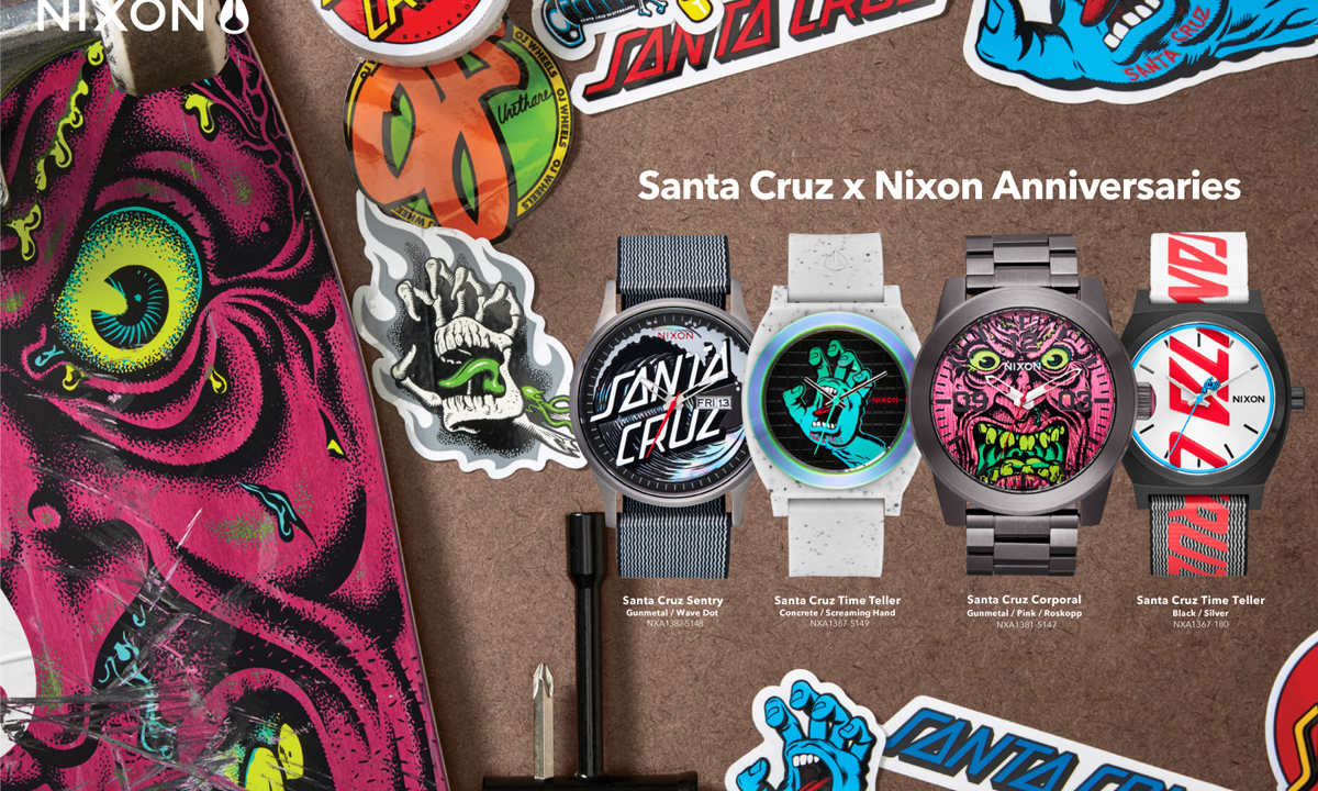 Santa Cruz x Nixon การกลับมาของงานคอลาบอเรชั่นระดับตำนาน