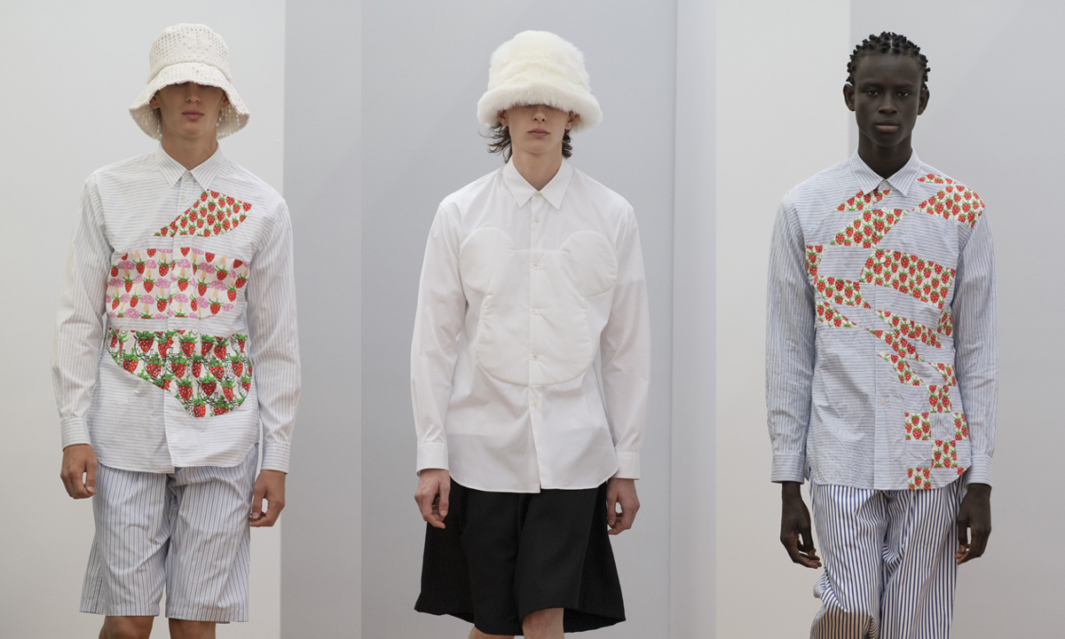 COMME des GRACONS SHIRT SS 2023 เสื้อผ้าพื้นฐานที่ไม่ธรรมดา