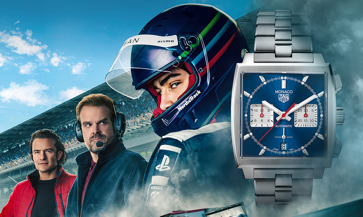 TAG Heuer Monaco ปรากฏผ่านภาพยนตร์  GRAN TURISMO สร้างจากเรื่องจริง