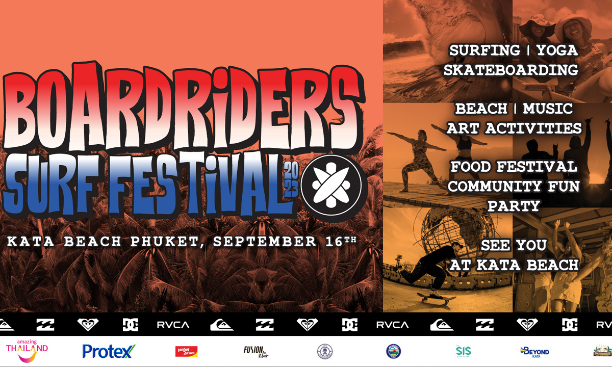 Boardriders Surf Festival 2023 ชวนเที่ยวงาน Surf และดนตรีริมชายหาดแห่งปี