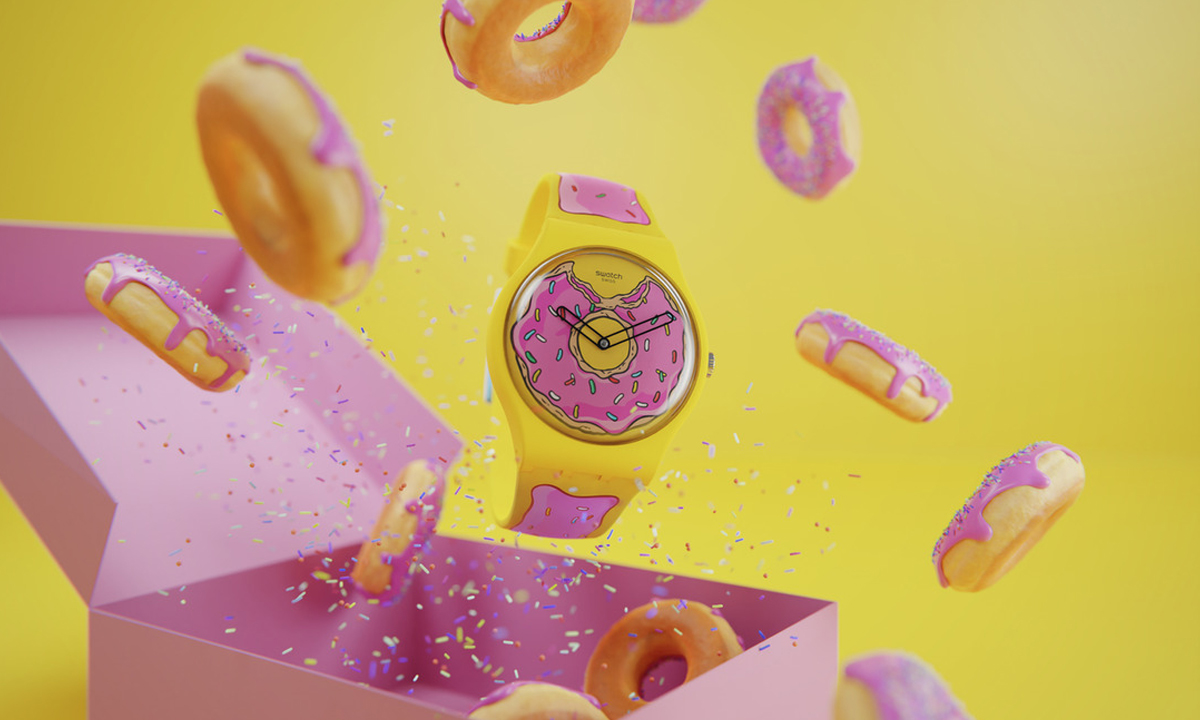 Swatch x The Simpsons นาฬิกาลายโดนัท ฉลองตำนานวัฒนธรรมการ์ตูนชื่อดัง