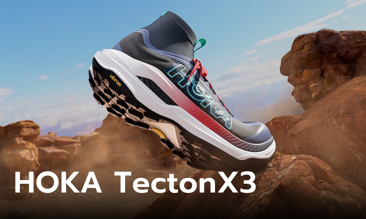 HOKA ปล่อยรองเท้าวิ่งเทรลรุ่นใหม่ล่าสุด Tecton X 3 เร็ว แรง พร้อมลุยทุกเส้นทาง