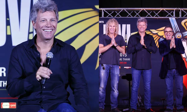 “บอง โจวี่” เผยดีใจที่ได้กลับมาแสดงคอนเสิร์ตที่ประเทศไทยอีกครั้ง!!