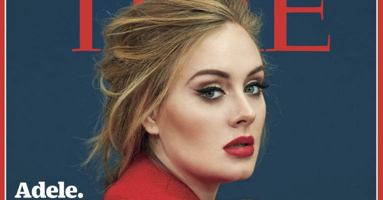 ADELE ยังแรงไม่หยุด ได้รับเกียรติขึ้นปก TIME Magazine