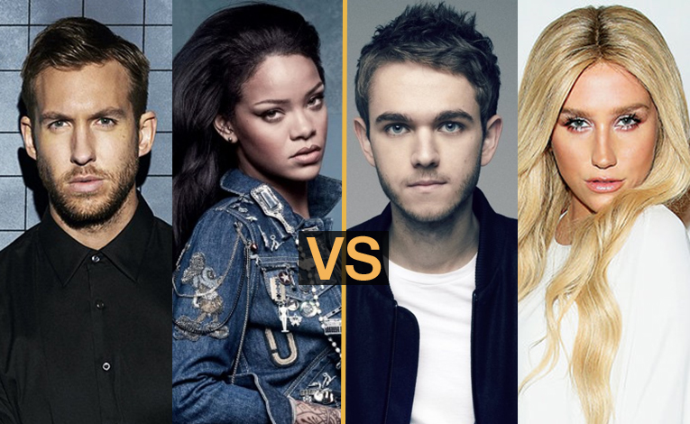 ศึก EDM เดือด! Calvin Harris x Rihanna ปะทะ Zedd x KE$HA