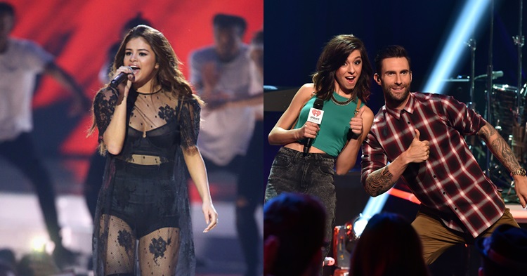 Adam levine และ Selena Gomez กล่าวไว้อาลัยให้ Christina Grimmie ศิลปินผู้ล่วงลับ