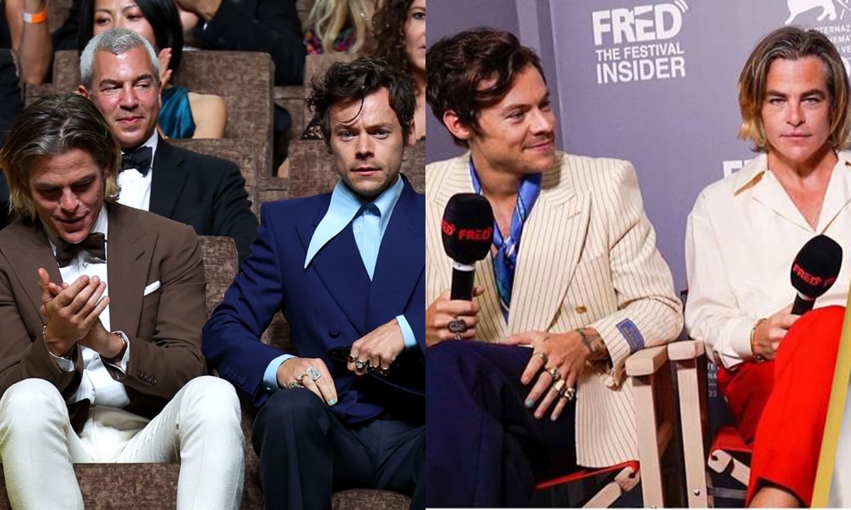 ตัวแทน Chris Pine ชี้แจงสยบดราม่า Harry Styles ไม่ได้ถุยน้ำลายแต่อย่างใด