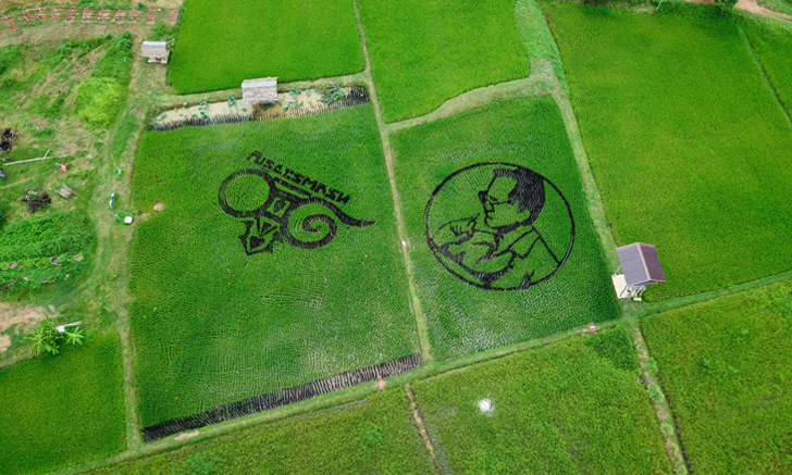 อุดรทำแลนด์อาร์ทในแปลงนารูป ร.9 เตรียมเปิดเป็นแหล่งท่องเที่ยวแห่งใหม่