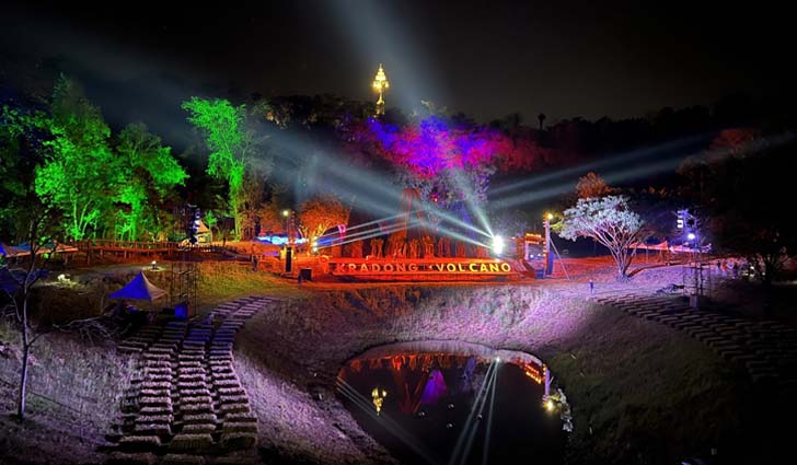 บุรีรัมย์เตรียมจัดงานเทศกาลภูเขาไฟกระโดงชมแสงสีเสียงสุดยิ่งใหญ่ตระการตา