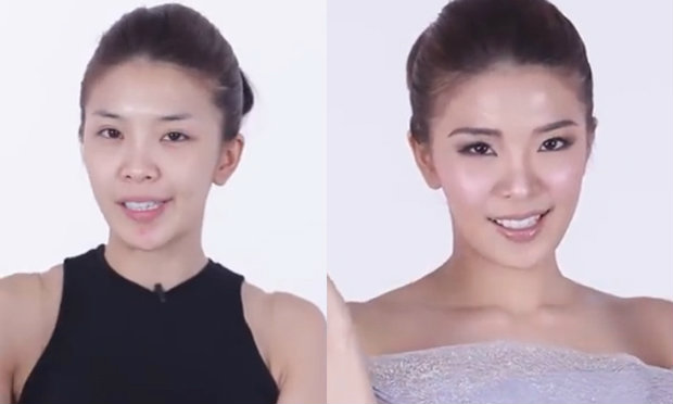 แต่งหน้าหรู สไตล์ metallic glam แบบ หญิงแย้