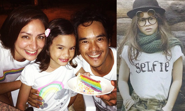 น้องแอลลี่ ลูก อ่ำ อัมรินทร์และ จอย อัจฉรียา ฉายแววนางแบบ
